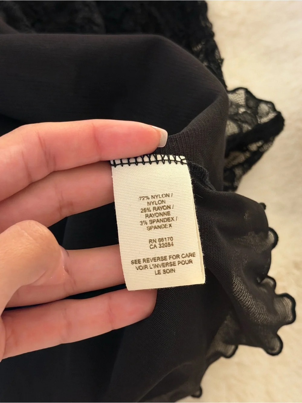Free People Black Lace Dress